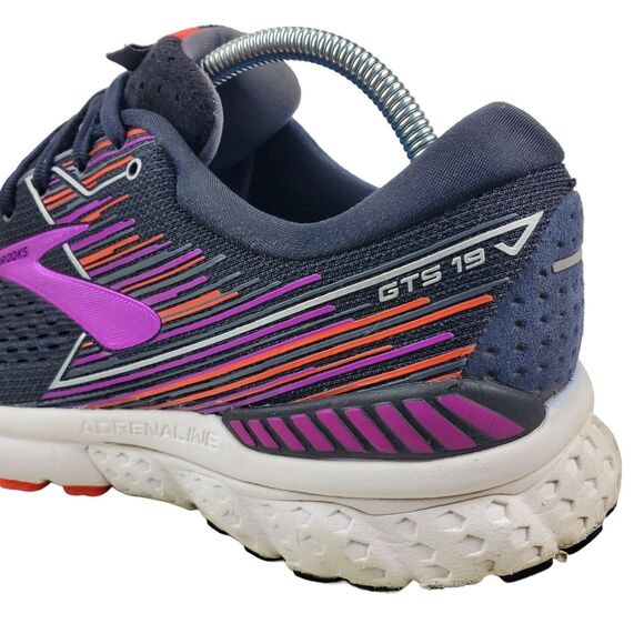 BROOKS Shoes ADRENALINE GTS 19 Womens Size 11 Black Running Sneaker 1202841D080 - Picture 10 of 14